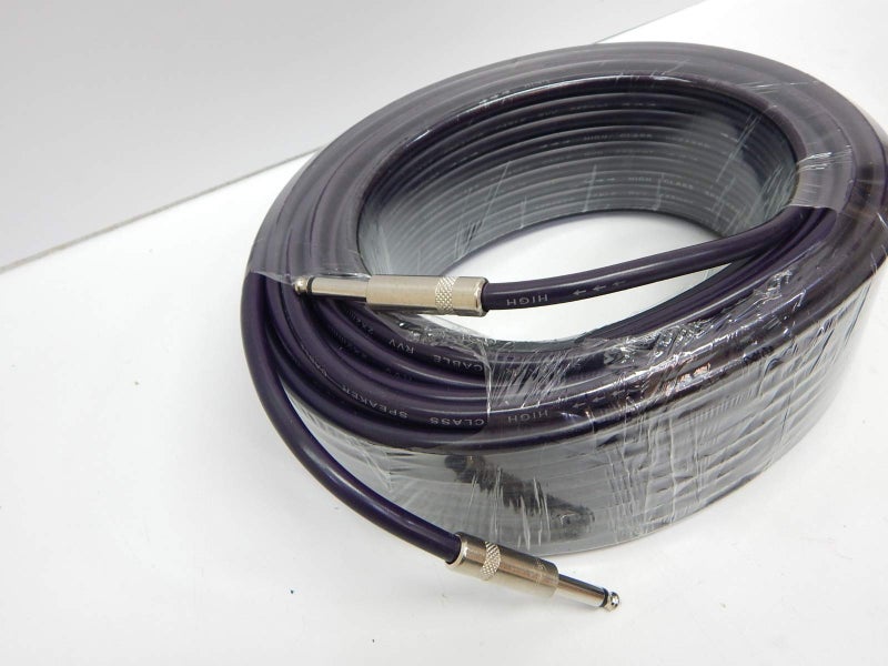 Yoico Pro 100 Feet 12AWG 1/4" to 1/4" Speaker Cable - Heavy Duty 100ft 12 Gauge Speaker Wire Cord for Audio Amplifier - Single - Image 2
